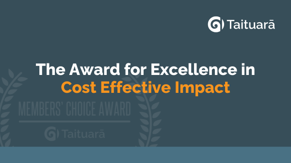 Five enter inaugural award for Cost-Effective Impact