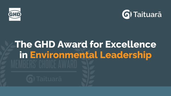 Record entries in GHD Award Excellence in Environmental Leadership